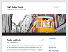 Tablet Screenshot of cnctablebuild.com
